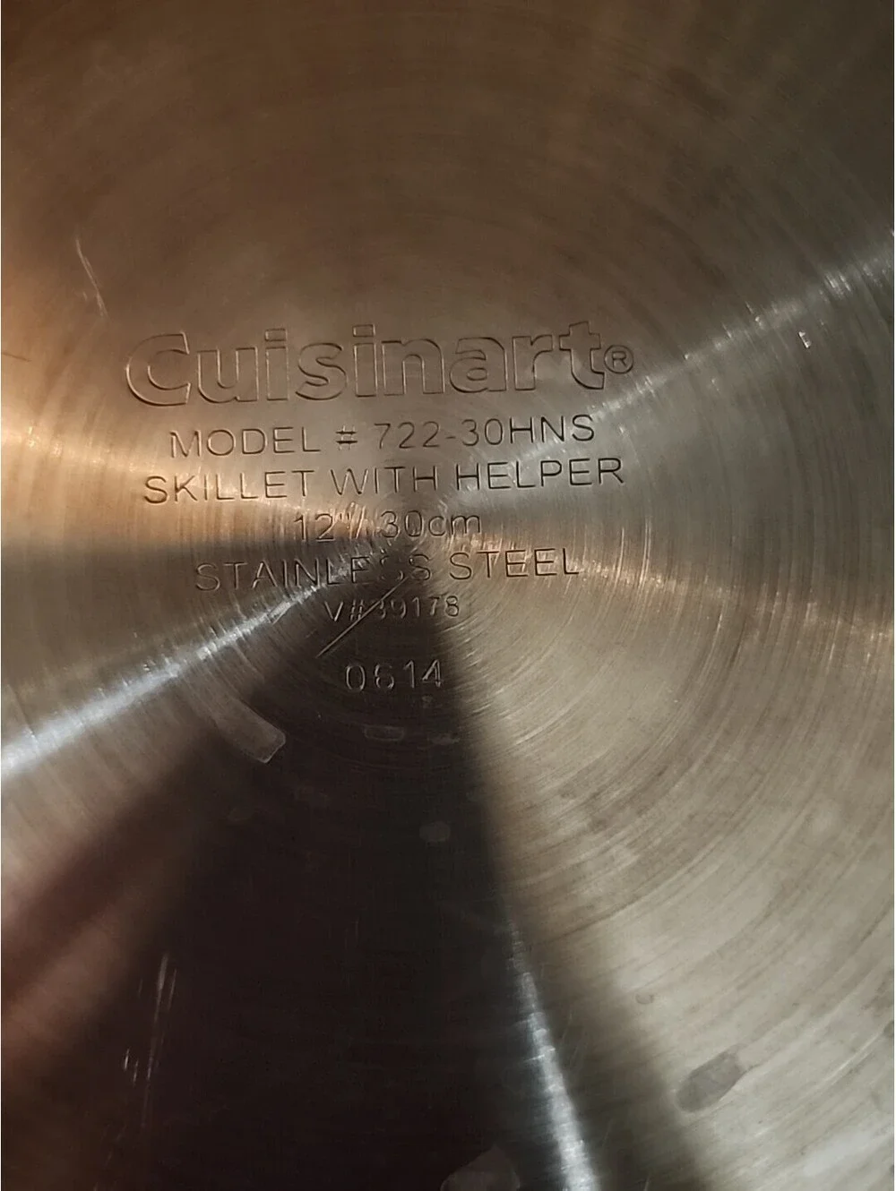 CUISINART STAINLESS STEEL 12